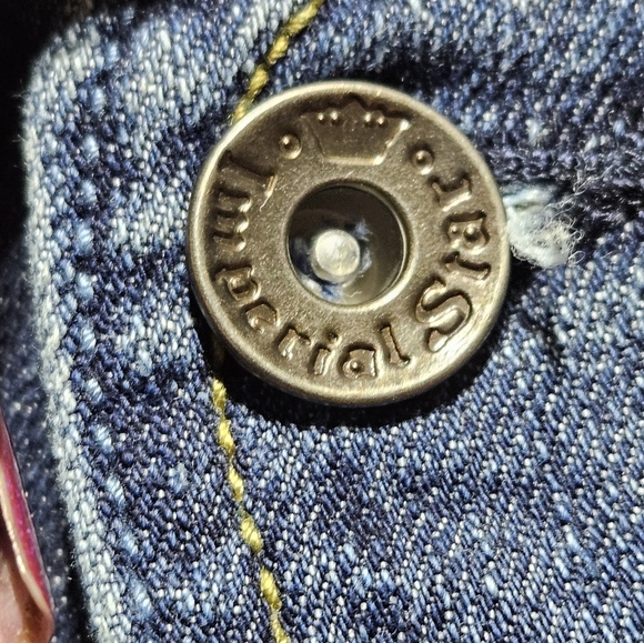 Sold: Denim Size M Jumpsuit with Pockets - Picture 5 of 7